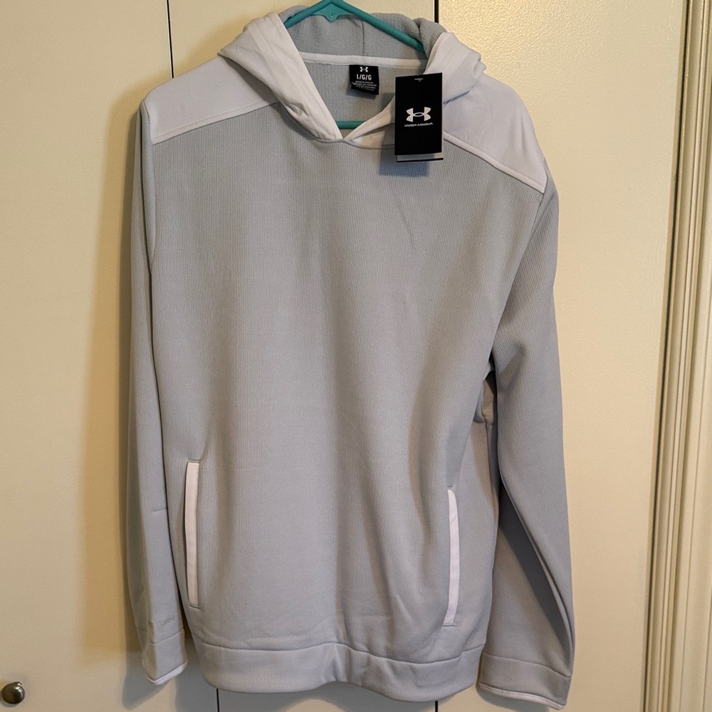 Under Armour Light Gray Pullover Hoodie